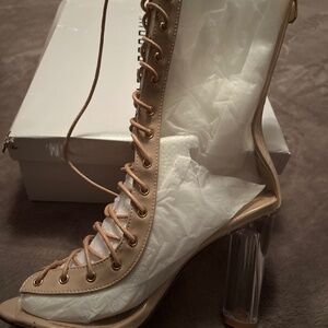Cape Robin transparent heels